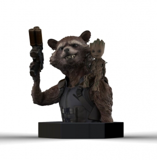 Guardians of the Galaxy Vol. 2 - busta Rocket Raccoon & Groot 16 cm