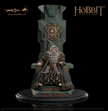 The Hobbit An Unexpected Journey - socha King Thror on Throne 46 cm