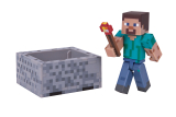 Minecraft - figúrka Steve with Minecart 8 cm