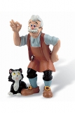 Pinocchio - figúrka Gepeto 8 cm
