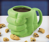 Marvel Comics - hrnček Shaped Hulk Fist 13 cm