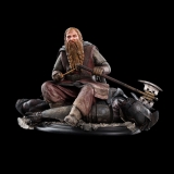 Lord of the Rings - socha Gimli The Dwarf On Uruk-Hai 43 11 cm