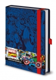 Marvel Comics - zápisník Premium Retro Captain America A5