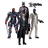 Batman Arkham Origins - figúrky Batman, Deathstroke, Black Mask, Joker 17 cm