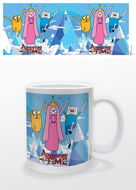 Adventure Time - hrnček Princess, Jake & Finn 0,33l