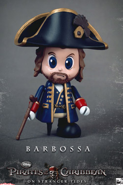 Pirati z Karibiku - figúrka Barbossa 8 cm