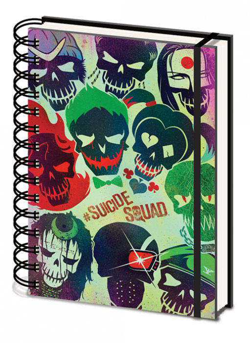 Suicide Squad - zápisník Skulls A5