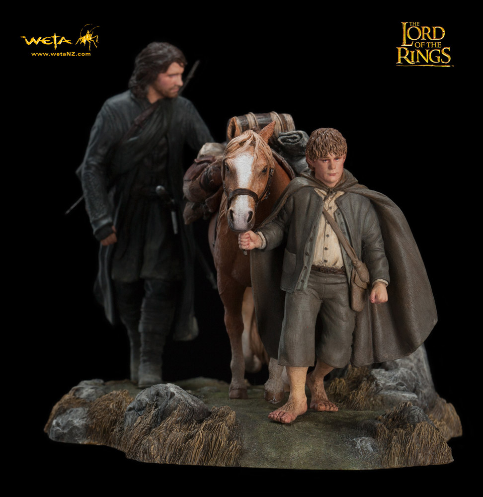 Lord of the Rings - soška Fellowship of the Ring Set 3 14 cm