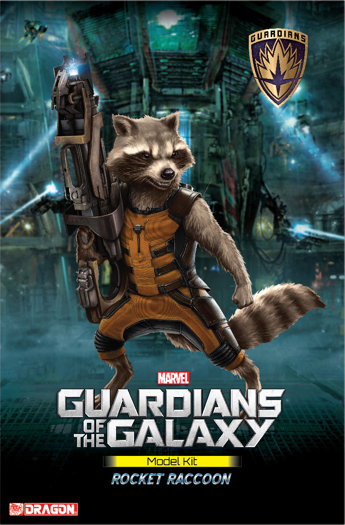 Guardians of the Galaxy - model Rocket Raccoon 18 cm