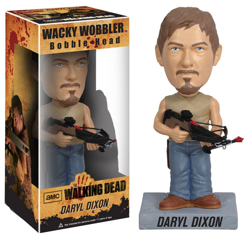 The Walking Dead - bobble head wobbler Daryl 18 cm