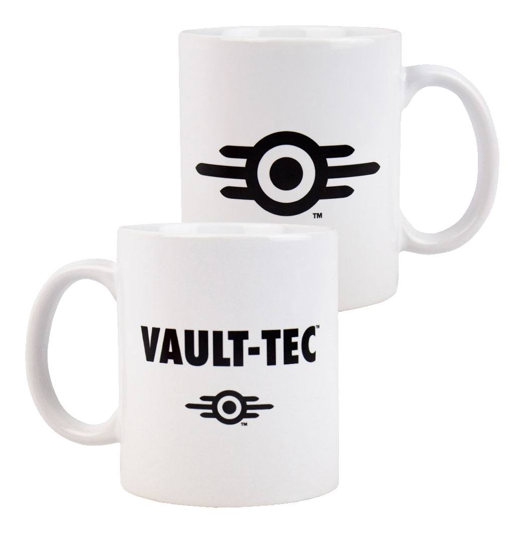 Fallout - hrnček Vault-Tec Logo White 0,30l