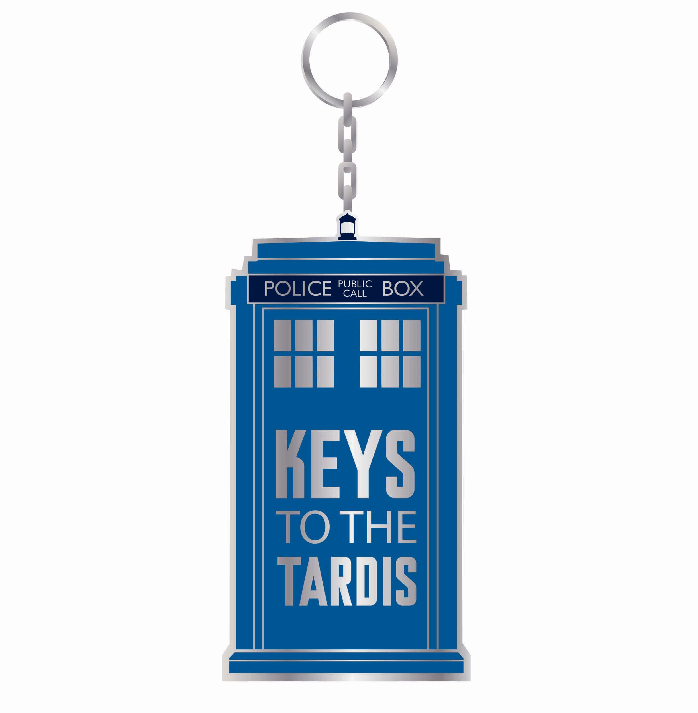 Doctor Who - kovová kľúčenka Keys To The Tardis 7 cm