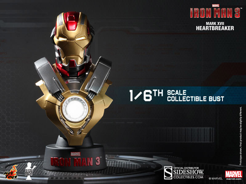 Iron Man 3 - busta Iron Man Mark XVII Heartbreaker 11 cm