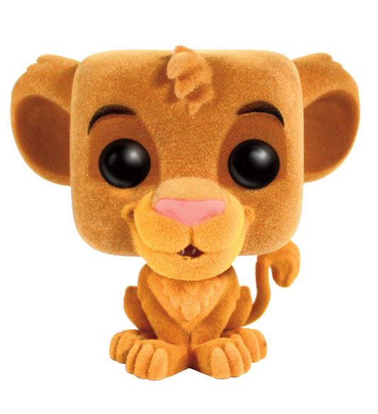 The Lion King POP! - figúrka Simba Flocked 10 cm
