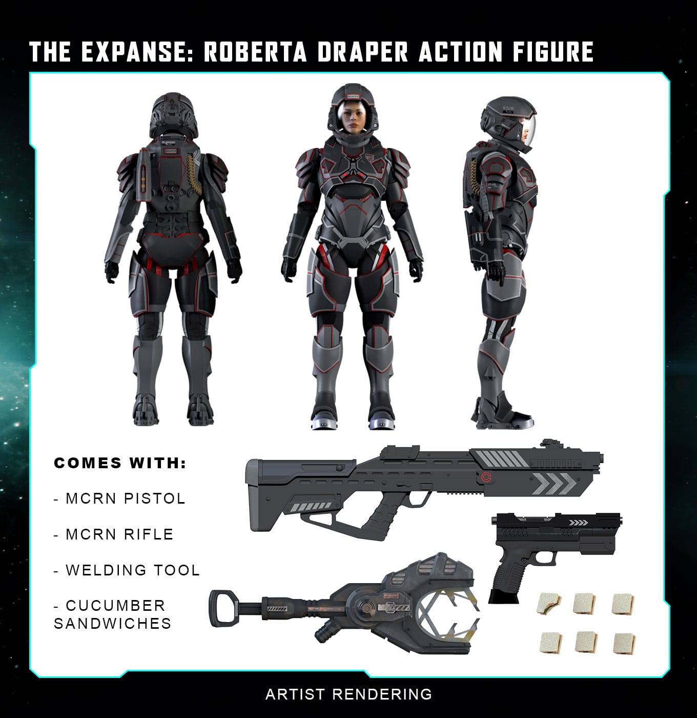 The Expanse - figúrka Roberta Draper 20 cm