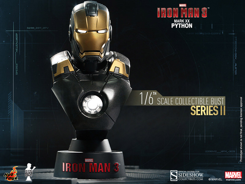 Iron Man 3 - busta Series 2 Iron Man Mark XX Python 11 cm
