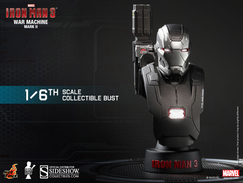 Iron Man 3 - busta War Machine Mark II 11 cm