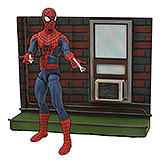 The Amazing Spider-Man 2 Marvel Select - figúrka Spider-Man with Wall Base 18 cm