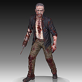 The Walking Dead - socha Merle Dixon Walker 41 cm