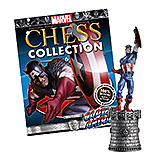 Marvel Chess Collection - figúrka a časopis  #06 Captain America (White King)