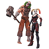 Batman Arkham City - figúrky Mr. Hammer & Harley Quinn 17 cm