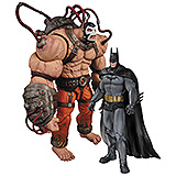 Batman Arkham Asylum - figúrky Bane vs. Batman 17 cm