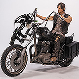 The Walking Dead - figúrka Daryl Dixon with Chopper 13 cm