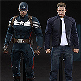 Captain America 2 - figúrky Captain America & Steve Rogers 30 cm