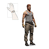 The Walking Dead - figúrka series 9 Abraham Ford 15 cm
