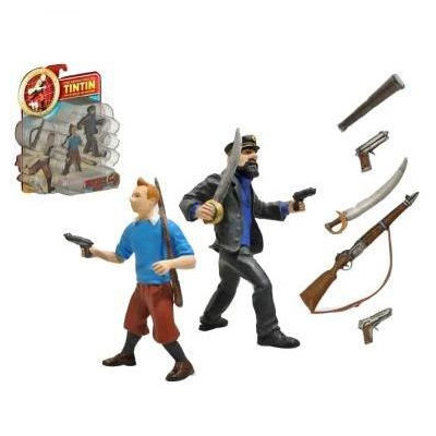 Tintinove dobrodruzstva - figúrka Tintin & Captain Haddock 10 cm