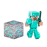 Minecraft - figúrka Diamond Steve 8 cm