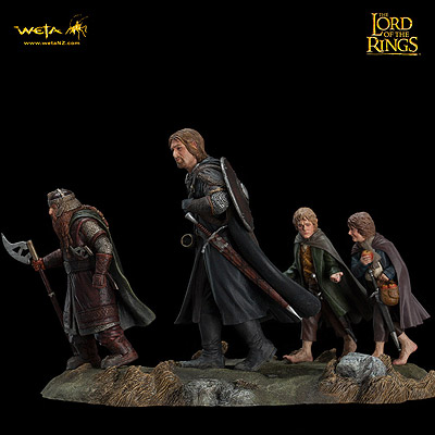 Lord of the Rings - soška Fellowship of the Ring Set 2 13 cm