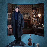 Sherlock - figúrka Sherlock Holmes 30 cm