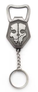  Call of Duty Ghosts - kovová kľúčenka s otváračom Skull