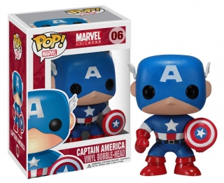 Marvel Comics POP! - bobble head Captain America 10 cm