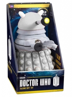 Doctor Who - plyšová figúrka White Dalek with sound & light 38 cm