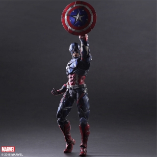 Marvel Comics Variant - figúrka Play Arts Kai Captain America 27 cm