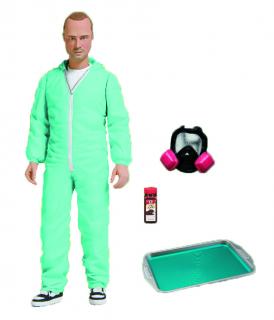 Breaking Bad - figúrka Jesse Pinkman Blue Hazmat Suit Previews Exclusive 15 cm