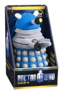 Doctor Who - plyšová figúrka Blue Dalek with sound 23 cm