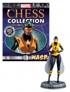 Marvel Chess Collection - figúrka a časopis #21 Wasp (White Pawn)