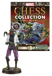 Marvel Chess Collection - figúrka a časopis  #12 The Lizard (Black Pawn)