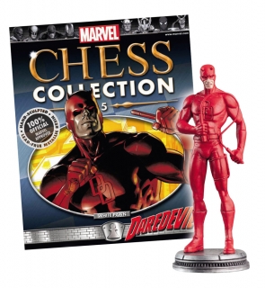 Marvel Chess Collection - figúrka a časopis  #05 Daredevil (White Pawn)