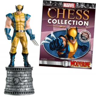Marvel Chess Collection - figúrka a časopis  #03 Wolverine (White Knight)