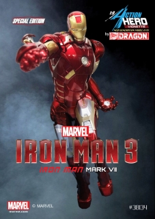 Iron Man 3 - vignette Iron Man Mark VII Special Edition 23 cm