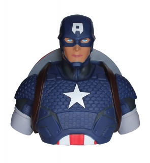 Marvel Comics - pokladnička Captain America 22 cm