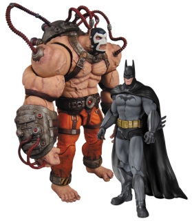 Batman Arkham Asylum - figúrky Bane vs. Batman 17 cm