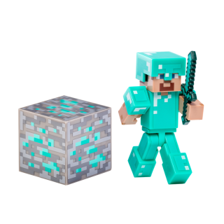 Minecraft - figúrka Diamond Steve 8 cm