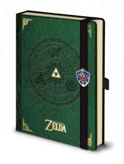 The Legend of Zelda - zápisník Premium Triforce A5
