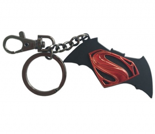 Batman v Superman Dawn of Justice - kovová kľúčenka Logo