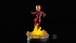 Marvel Comics Light-Up Q-Fig - figúrka Iron Man 14 cm